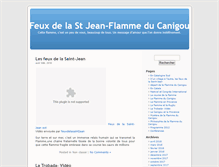 Tablet Screenshot of feuxdelasaintjean.fr